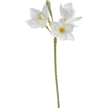 umělá květina narcis 36 cm - bílá