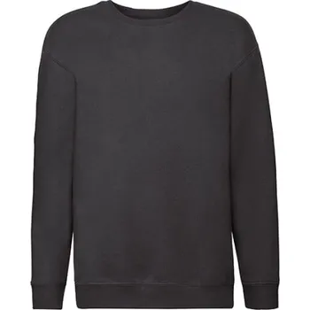 Dívčí svetr Fruit of the Loom Dětský prémiový set-in pot 62-031-0 Black 128