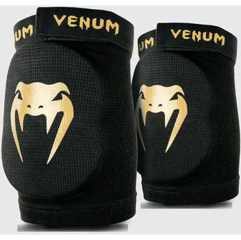 Chránič ruky a předloktí na box a bojový sport Chrániče loktů Venum Kontact - Black/Gold Velikost: XL