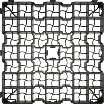 Venkovní dlažba Gutta Covergrid G4 50 x 50 x 4 cm 1 ks černá