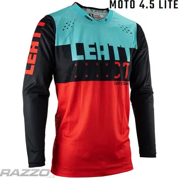 cyklistický dres Pánský MX dres LEATT Moto 4.5 Lite Jersey Fuel 2023 XL