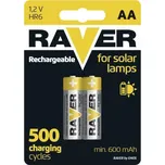 GP HR6/2BP Raver Rechargeable SOLAR 600mAh