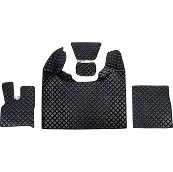 autokoberec Koberce kožené pro DAF 106XF od 2017 AUTOMAT, černá barva