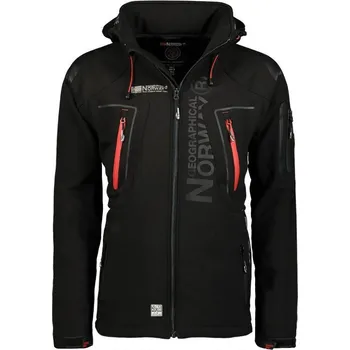 GEOGRAPHICAL NORWAY bunda pánská softshell TECHNO černá L