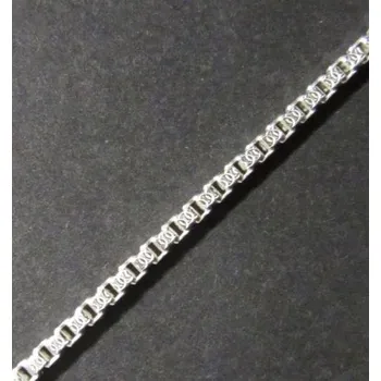 Řetízek Stříbrný řetízek třpytivý silnější - délka 40cm