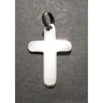 Přívěsek Křížek se zaoblenými rohy - přívěsek ze stříbra