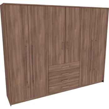 Šatní skříň Skříň AURA XXL Dekor: Akácie skořice