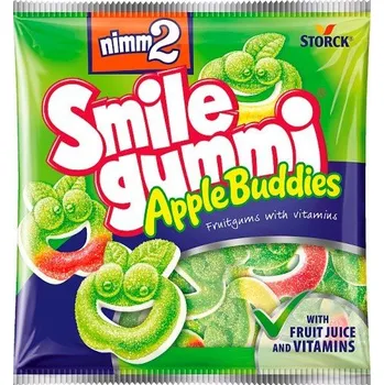 Bonboniéra Storck Nimm2 Smile gummi Apple Buddies 90 g