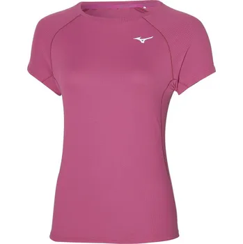 Dámské sportovní tričko Mizuno Dryaeroflow tee / Magenta Haze Velikost: XL