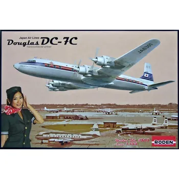 Plastikový model 1:144 Douglas DC-7C Japan Air Lines
