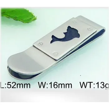 Spona na peníze Spona na peníze s motivem delfína