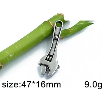 Přívěsek Francouzský klíč - ocelový přívěsek / přívěsek z oceli