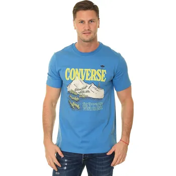 Pánské tričko tričko Converse Alien Mountain Graphic/10023998 - A03/Dutch Blue M