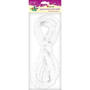 Chlup. drátky, prům. 3cm ,BÍLÁ, 1,8 m, 1 kus