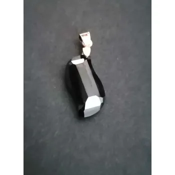 Přívěsek Černý stříbrný přívěsek