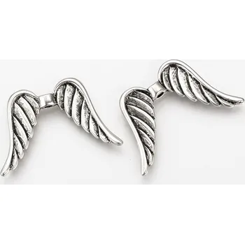 Kov.komponent, andělská křídla, 23x35x4.5mm,1ks