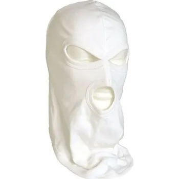 Kukla Kukla zásahová PROFESIONAL 3 bílá (Army a maskáčová kukla na hlavu nebo pod helmu. Kukla je vyrobena z dvojitého silnějšího, velmi pevného bavlněného úpletu, což je velká výhoda ( oproti běžným polyesterovým kuklám ji lze využívat v letních i zimních)