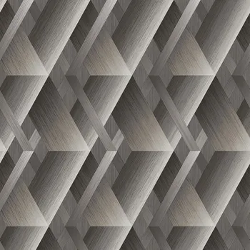Tapeta Vliesová geometrická 3D tapeta na zeď, imitace dřeva WL2601, Wanderlust, Grandeco