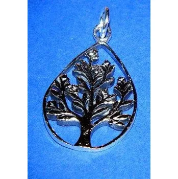 Přívěsek Strom v kapce - stříbrný přívěsek