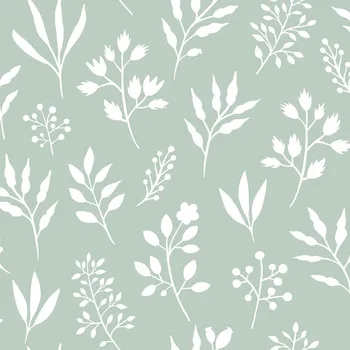 Tapeta Zelená vliesová tapeta na zeď , větvičky, 139085, Scandi cool, Esta