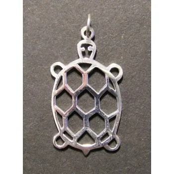 Přívěsek Želva - obrys - stříbrný přívěsek