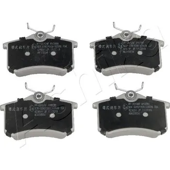 Brzdová destička Sada brzdových destiček, kotoučová brzda ASHIKA 51-00-0613