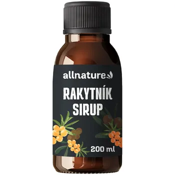 Přírodní produkt Allnature Rakytníkový sirup 200 ml