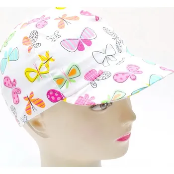 Kšiltovka Dívčí kšiltovka RDX 7764 Barevní motýli Velikost: 50