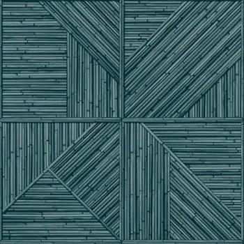Tapeta Vliesová tapeta na zeď, modrá, imitace štípaný bambus, JF2402, Botanica, Geometry, Vavex