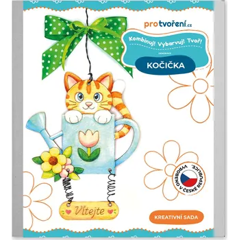 kreativní sada KRS65, Tvořivá sada, KOČIČKA, 1 sada