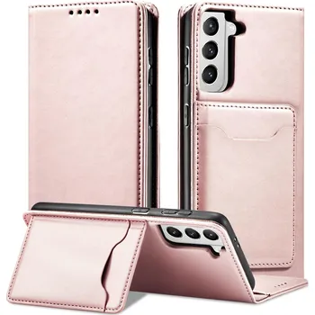 Pouzdro na mobilní telefon Sligo Pouzdro Smart Card pro Samsung Galaxy S22 Plus růžové