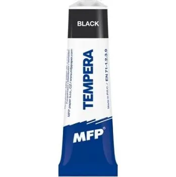 Vodová barva Temperové barvy 12ml černá