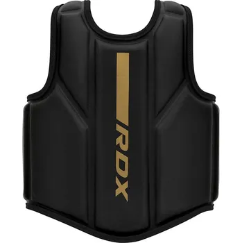 Boxerské rukavice Chránič hrudi RDX Kara Series F6 matte golden vel. S/M