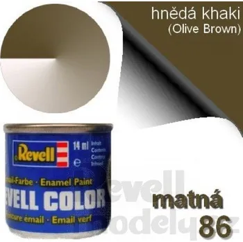 Modelářská barva 32186 - Olivově hnědá 14ml (Olive Brown) 86