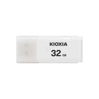 USB flash disk Kioxia USB flash disk, USB 2.0, 32GB, Hayabusa U202, Hayabusa U202, bílý, LU202W032GG4,rychlé dodání