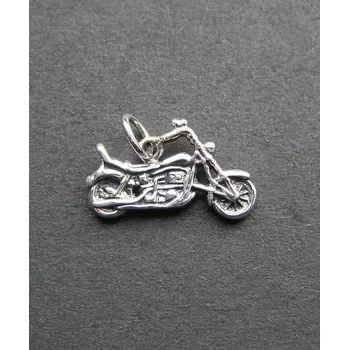 Přívěsek Motocykl - stříbrný přívěsek