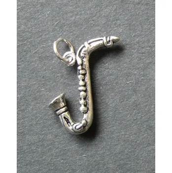 Přívěsek Saxofon - stříbrný přívěsek / přívěsek ze stříbra