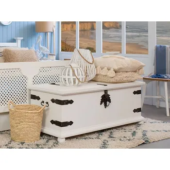 Komoda Rustikální úložná truhla WHITE HOME COS05 Barevné provedení: Bílá patina K03