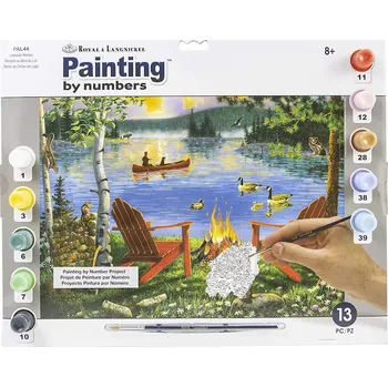 Royal Malování podle čísel 30x40 cm - Zátiší u jezera