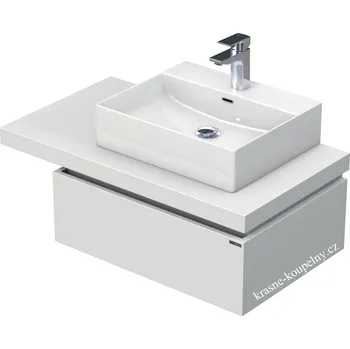 Koupelnový nábytek Intedoor Desk New koupelnový nábytek 905 mm s umyvadlem na desku, DE 54 90 P STORM 1Z Varianta: 34 Ořech Aida tabákový + doprava zdarma + při platbě převodem sleva