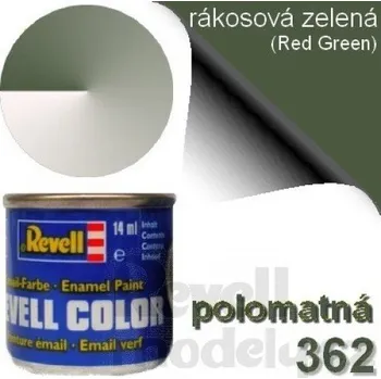 Modelářská barva 32362 - Hedvábná šedavě zelená 14ml (greyish green silk) 362