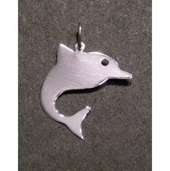 Přívěsek Silueta delfína - stříbrný přívěsek