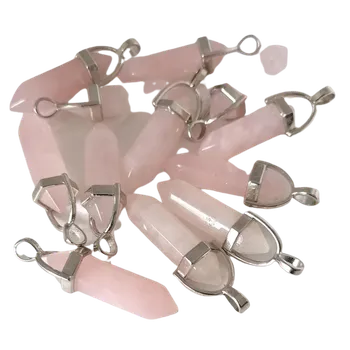 Přívěsek Růženínový krystal - HEXAGON