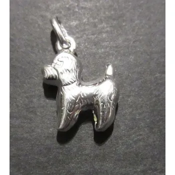 Přívěsek Pes - malý přívěsek ze stříbra