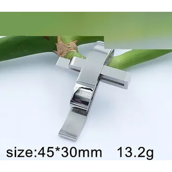 Přívěsek Velký kříž - ocelový přívěsek - 45x30mm