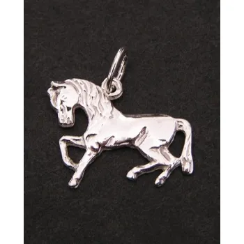 Přívěsek Silueta koně - stříbrný přívěsek