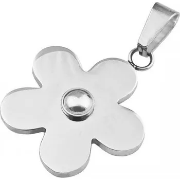Přívěsek Květ pětilistý - ocelový přívěsek