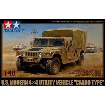 Plastikový model US Modern 4x4 Cargo Truck (Tamiya 1:48)