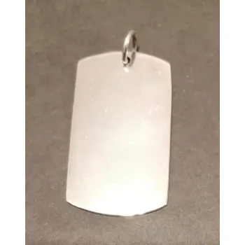 Přívěsek Stříbrná destička - stříbrný přívěsek