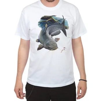 Pánské tričko Rybářské tričko se sumcem - velikost L